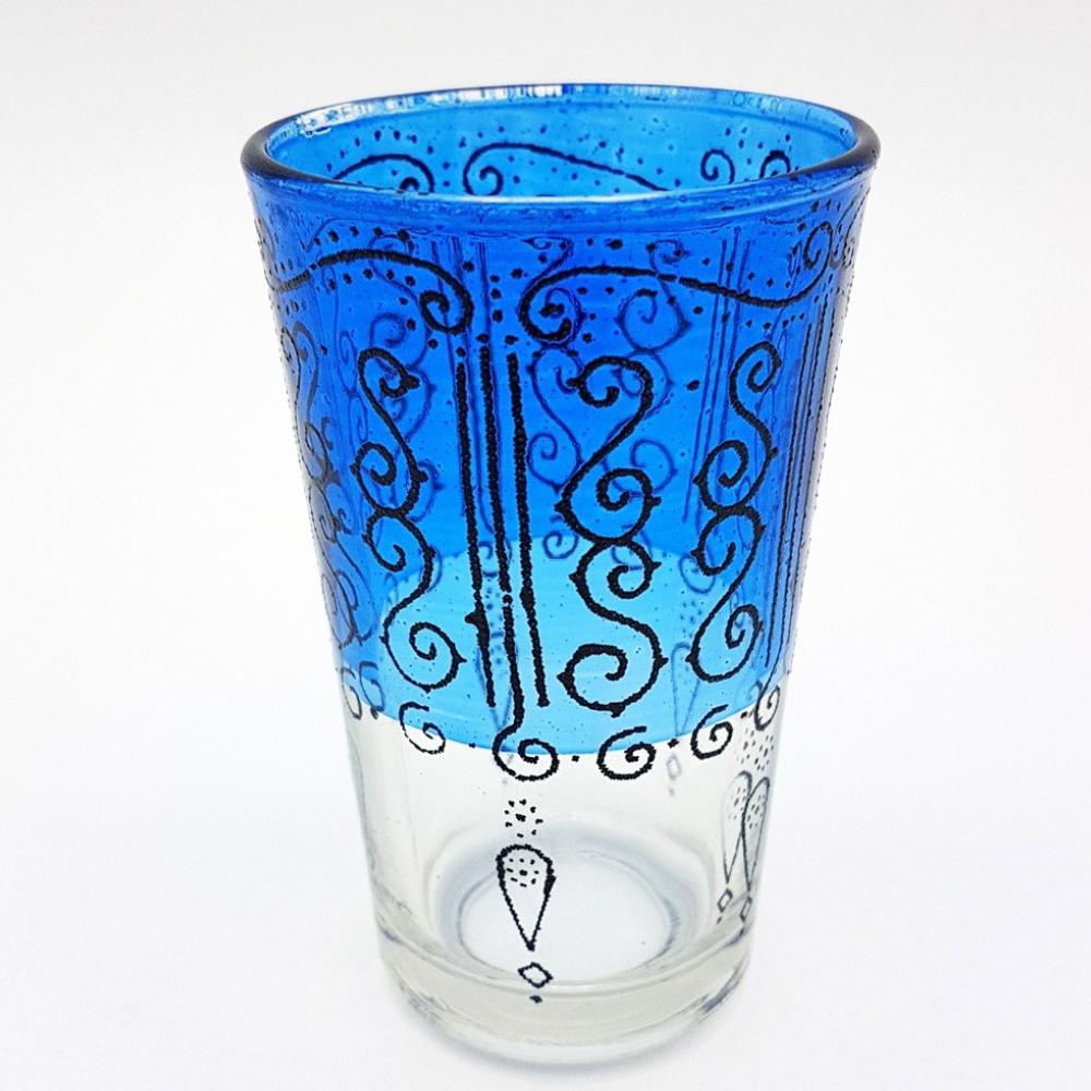 Juego 6 Vasos de Té Grabados - Relieve Diseño Celosia - Modelo HASIRA