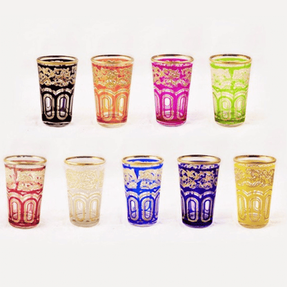 Set of 6 FATH Tea Glasses - Various Colors