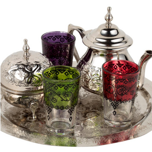 Jogo de Chá Árabe - Modelo Marrakech