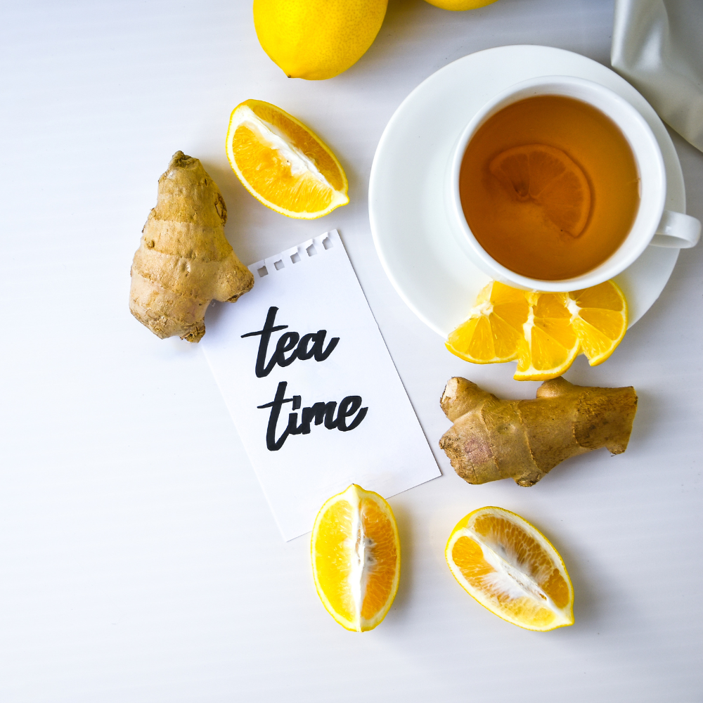 Ginger and lemon infusion